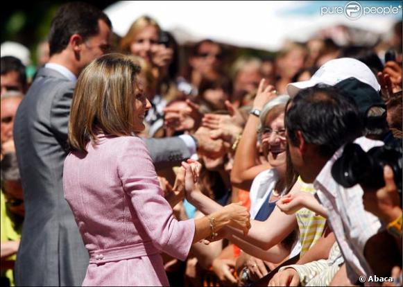 Letizia d'Espagne et Felipe d'Espagne