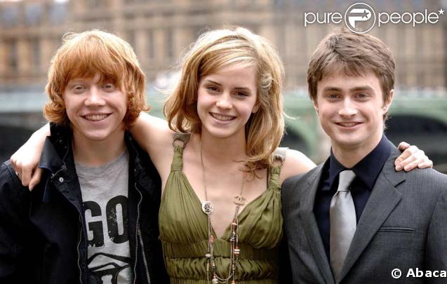 Rupert Grint Daniel Radcliffe Emma Watson