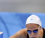 Laure Manaudou lors du 400 m