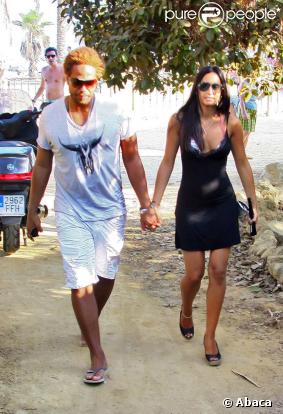 Gary Dourdan des Experts et sa copine à Marbella