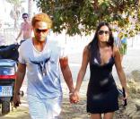 Gary Dourdan des Experts et sa copine à Marbella