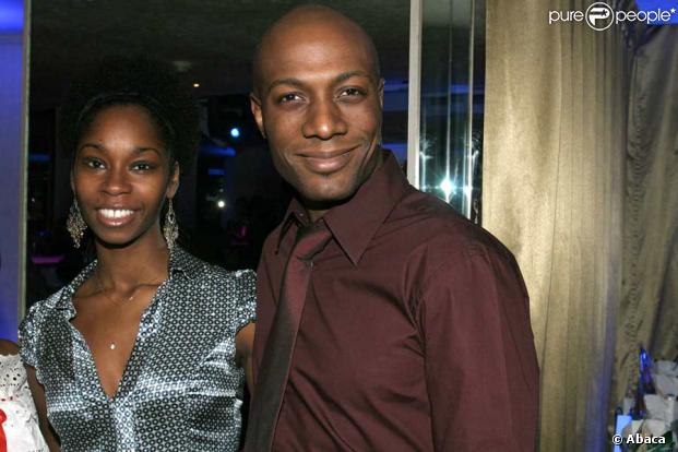 Harry Roselmack et sa femme Chrislaine