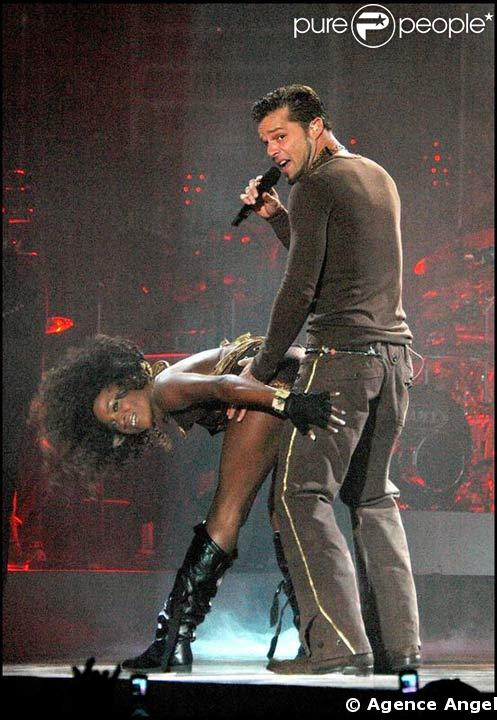 Ricky Martin en concert a Mexico en Mars 2007