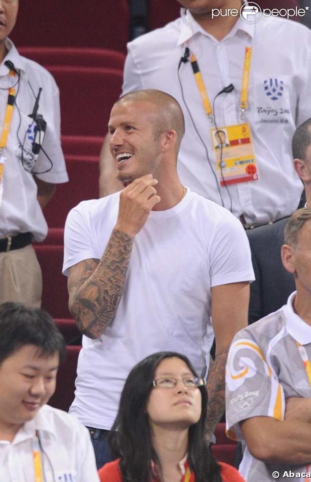 David Beckham assiste à la victoire de la Redeem Team