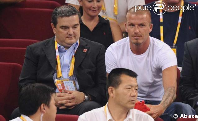 David Beckham assiste à la victoire de la Redeem Team