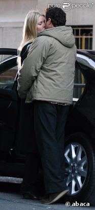 Gwyneth Paltrow et Joaquin Phoenix sur le tournage de Two lovers
