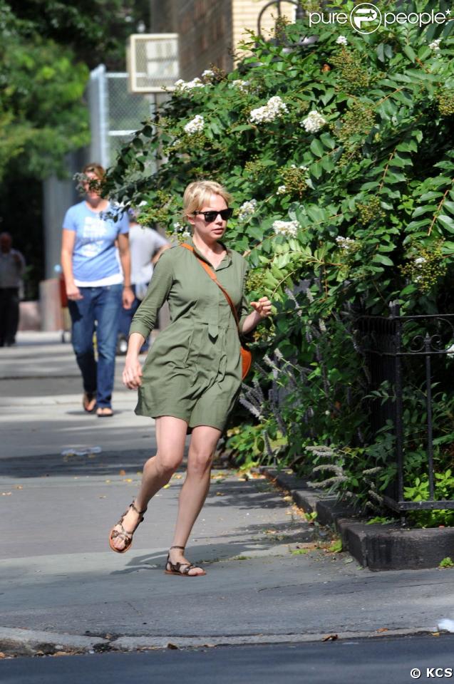 Michelle Williams : Matilda lui fait une belle frayeur !
