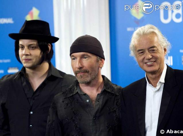 Jack White, The Edge, Jimmy Page