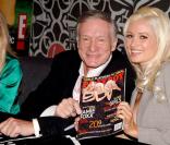 Hugh Hefner avec Holly Madison 