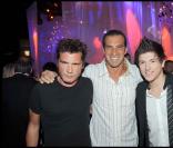 Pascal, Quentin Mosimann et Christophe Pinna
