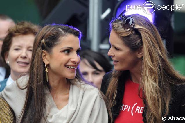 Rania de Jordanie et Elle Macpherson