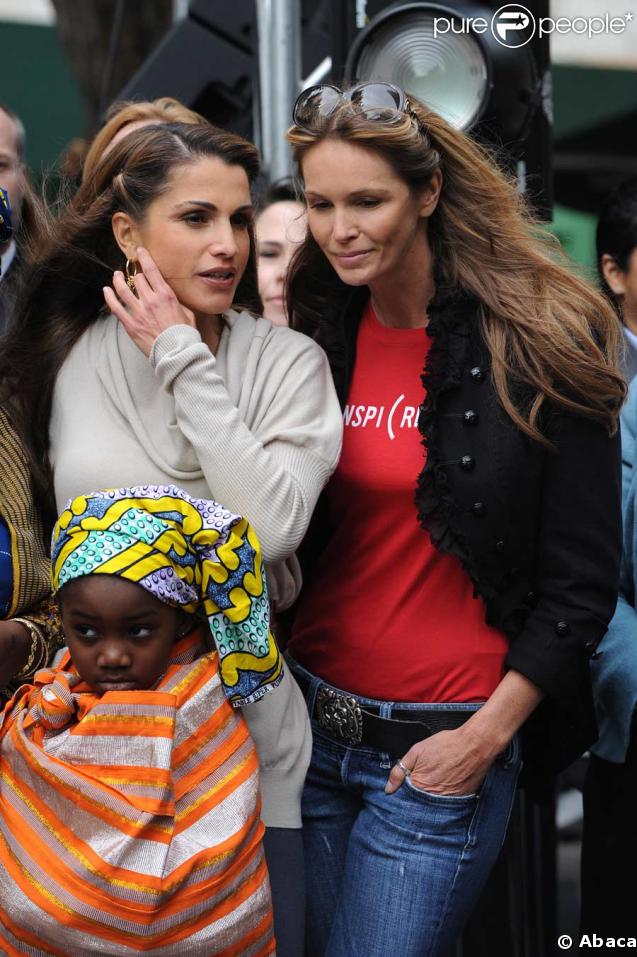 Rania de Jordanie et Elle Macpherson