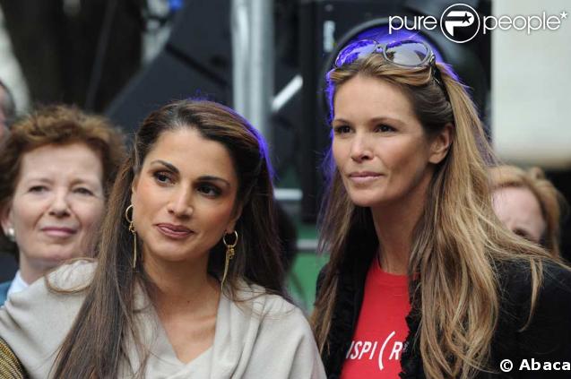 Rania de Jordanie et Elle Macpherson