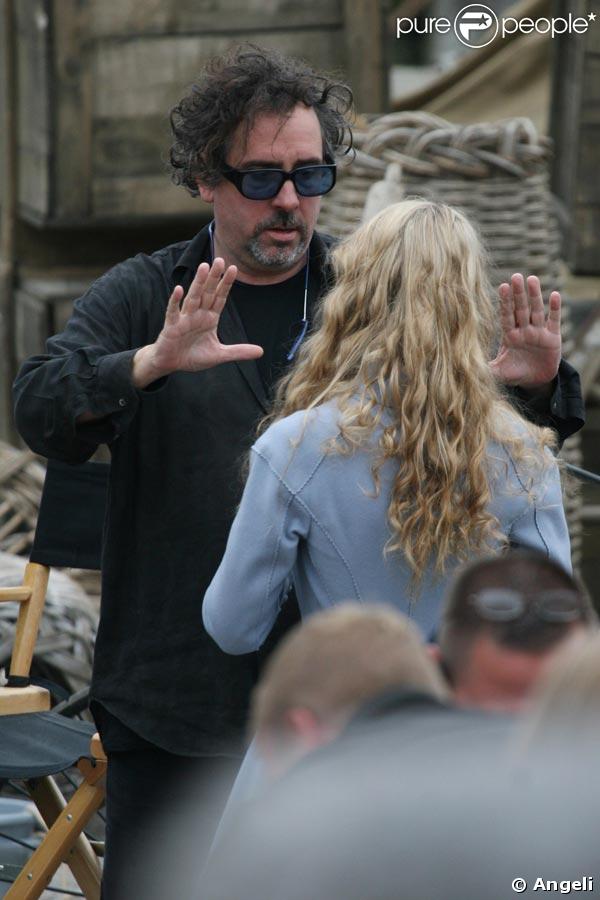 Tim Burton et Mia Wasikowska