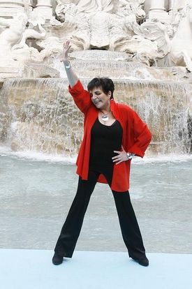 Lisa Minnelli, en plein show !