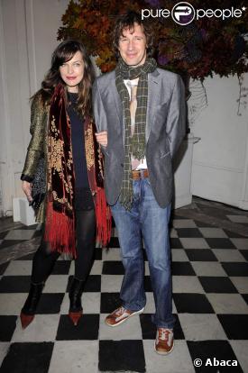 Dîner de Carine Roitfeld : Milla Jovovich et Paul Anderson