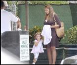 Matt Damon, sortie en famille au restaurant