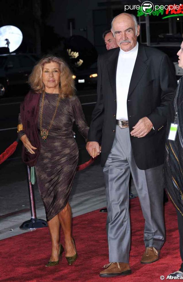 Sean Connery et sa femme