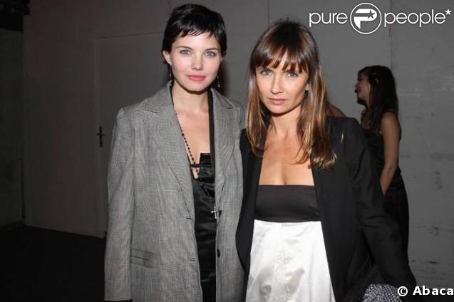 Delphine Chanéac et Axelle Laffont à la soirée des 30 ans de Diesel, le 11/10/08