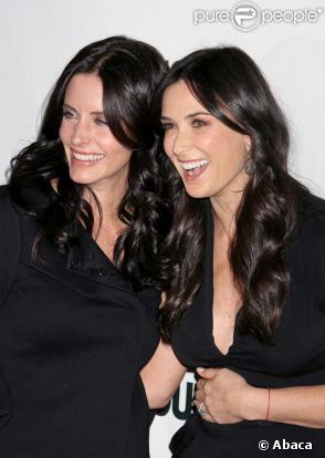 Courteney Cox et Demi Moore