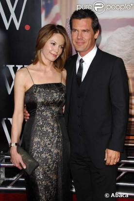 Diane Lane et Josh Brolin à la première de W, à New York, le 14/10/08