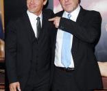 Josh Brolin et Oliver Stone à la première de W, à New York, le 14/10/08
