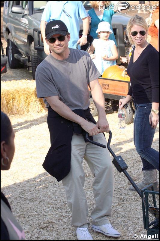 Christian Slater à la pêche aux citrouilles