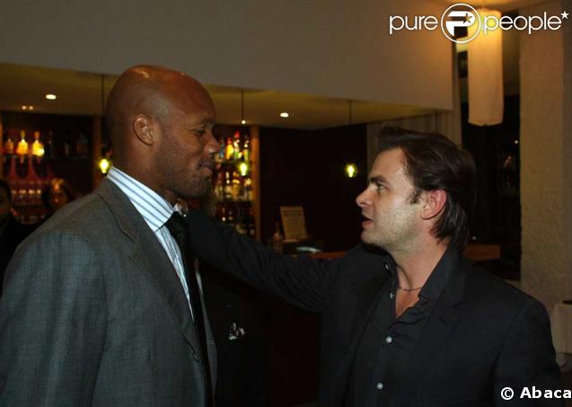 Clovis Cornillac et Jena-Alain Boumsong