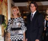 Rafael Nadal et sa mère à la cérémonie de remise des prix du Prince des Asturies, le 24/10/08