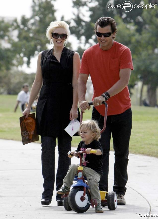 Gwen Stefani, Gavin Rossdale et Kingston