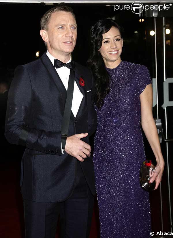 Daniel Craig et sa compagne Satsuki Mitchell à la première mondiale de James Bond Quantum of Solace !