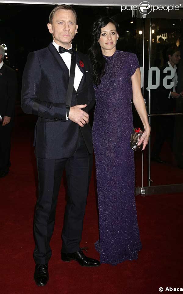 Daniel Craig et sa compagne Satsuki Mitchell à la première mondiale de James Bond Quantum of Solace !