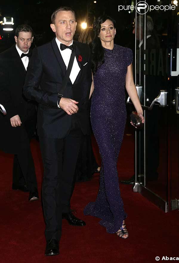 Daniel Craig et sa compagne Satsuki Mitchell à la première mondiale de James Bond Quantum of Solace !