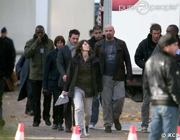 John Travolta à Paris su le tournage de From Paris with Love