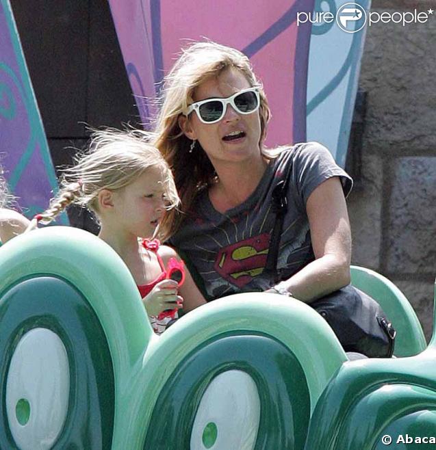 Kate Moss et sa fille Lila Grace