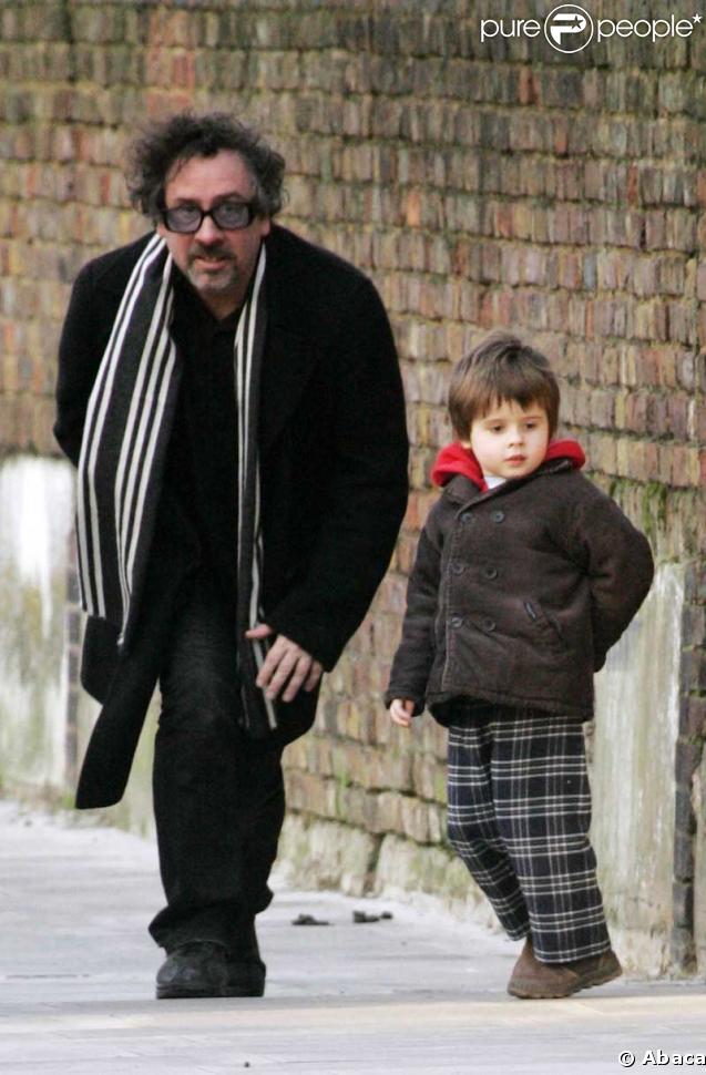 Tim Burton et son fils Billy Ray