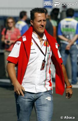 Michael Schumacher a toujours le goût de la conduite sportive