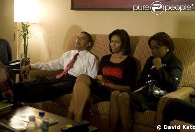 Barack Obama dans l'intimité du soir de son élection à la présidence américaine