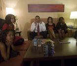 Barack Obama dans l'intimité du soir de son élection à la présidence américaine