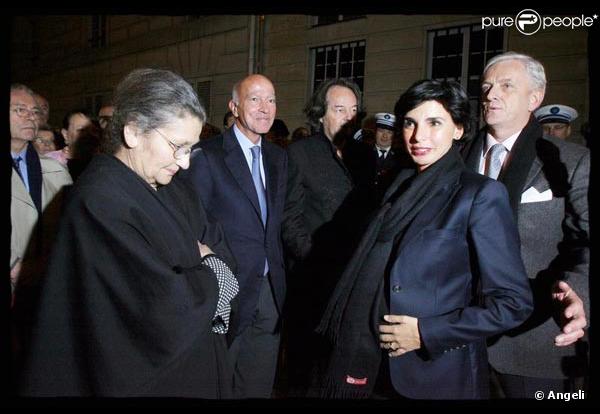 Rachida Dati inaugure la plaque Edgar Faure