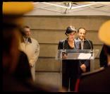 Rachida Dati inaugure la plaque Edgar Faure