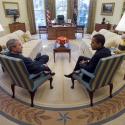 REPORTAGE PHOTOS : Les premiers pas de Barack Obama à la Maison Blanche !