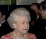 La reine Elizabeth II à l'Odeon Leicester Square