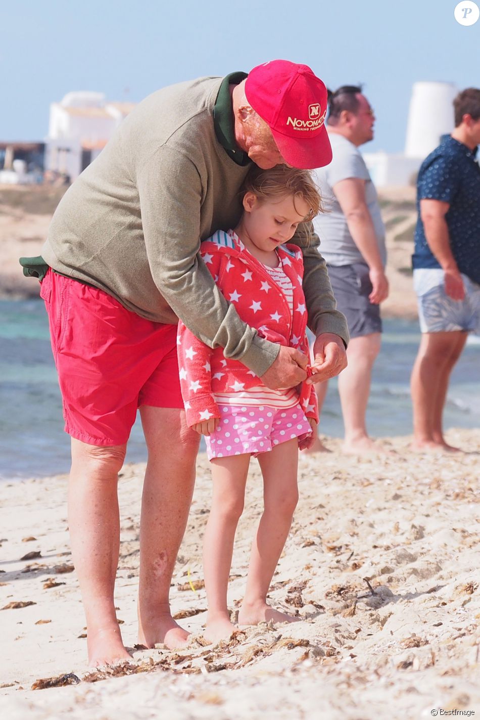 Exclusif - Andreas Nikolaus "Niki" Lauda en vacances en famille à Ibiza, le 13 juin 2015.