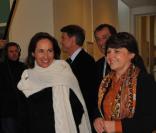 Martine Aubry reçoit Ségolène Royal rue de Solférino, le 26/11/08