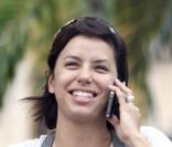 Eva Longoria à Puerto Rico, le 28/11/08, juste morte de rire !
