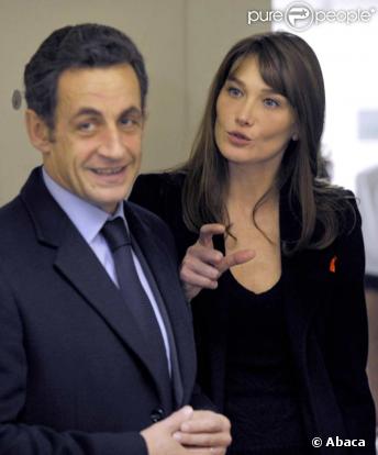 Carla Bruni et Nicolas Sarkozy