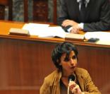 Rachida Dati, à l'Assemblée nationale