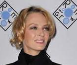 Uma Thurman au gala The room to grow, NY le 2/12/08