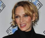 Uma Thurman au gala The room to grow, NY le 2/12/08